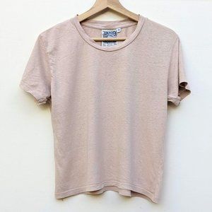 Jungmaven Cropped Lorel Tee Dusty Rose Small